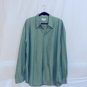 Alfani Long Sleeve Button Down Shirt Size XXL